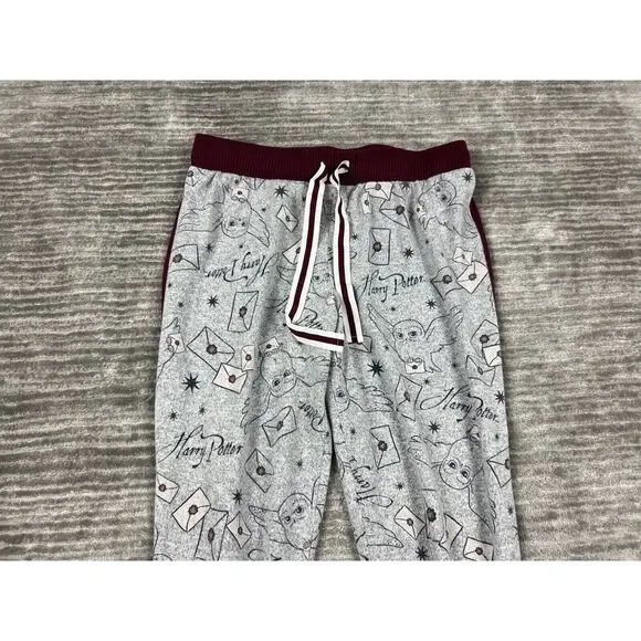 Harry Potter Sweatpants‎ Womens  Medium 8-10 Sleep Jogger Pajama - Picture 2 of 11